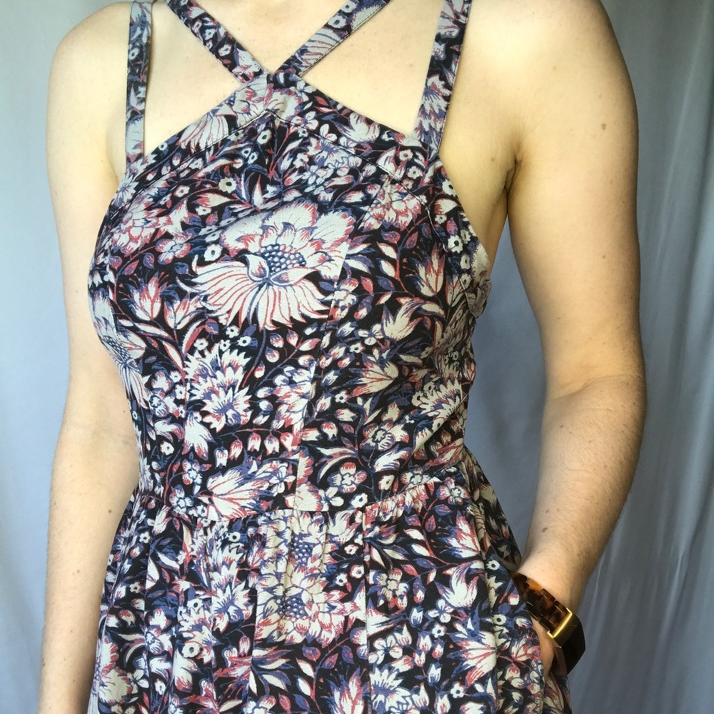 Floral print boho rhomper - Picture 2 of 16